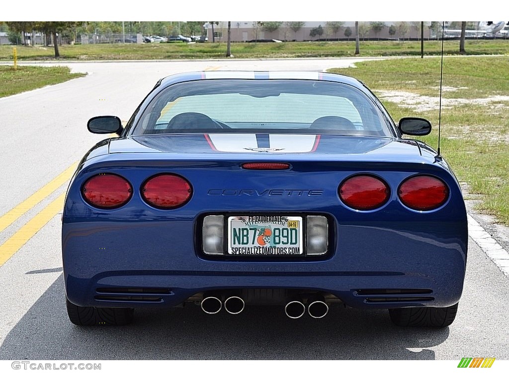 2004 Corvette Z06 - LeMans Blue Metallic / Black photo #19