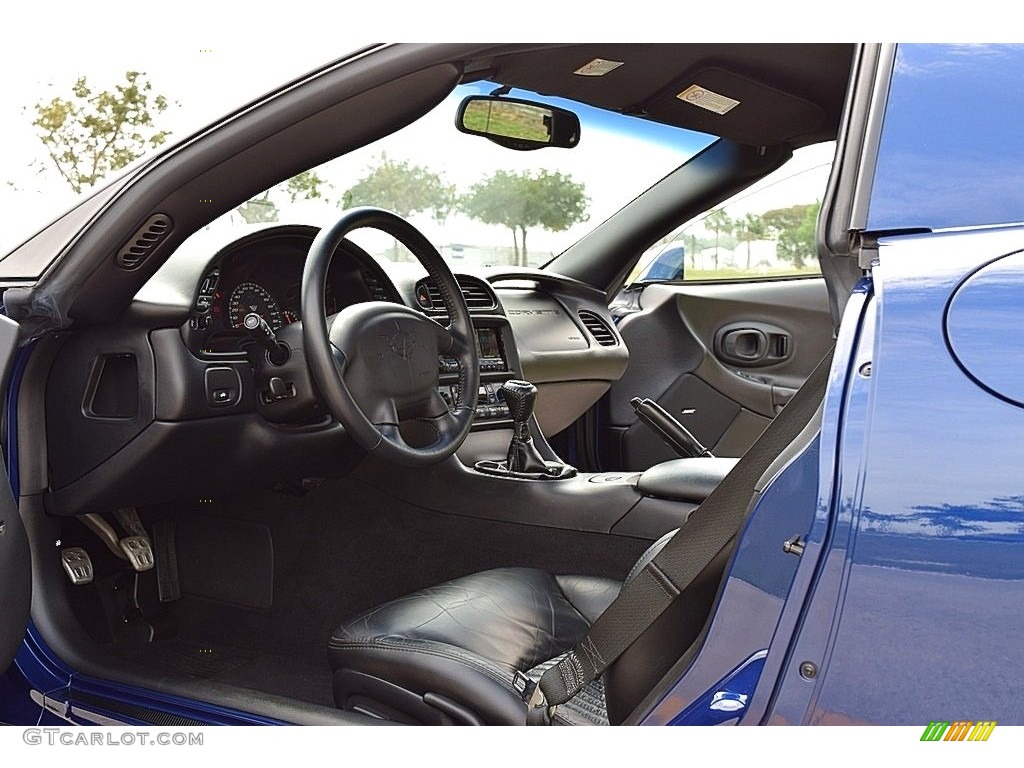 2004 Corvette Z06 - LeMans Blue Metallic / Black photo #39