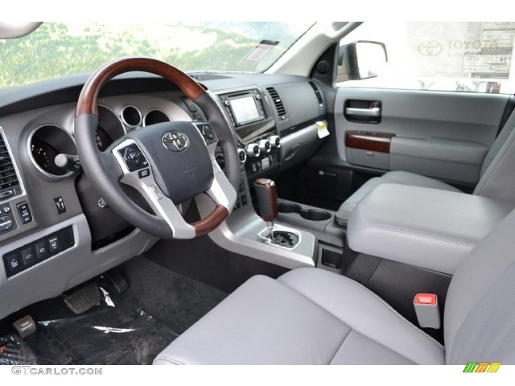 Gray Interior 2016 Toyota Sequoia Platinum 4x4 Photo #111893563