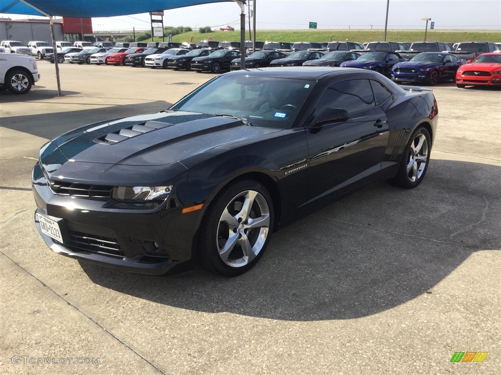 2014 Camaro SS Coupe - Black / Black photo #2