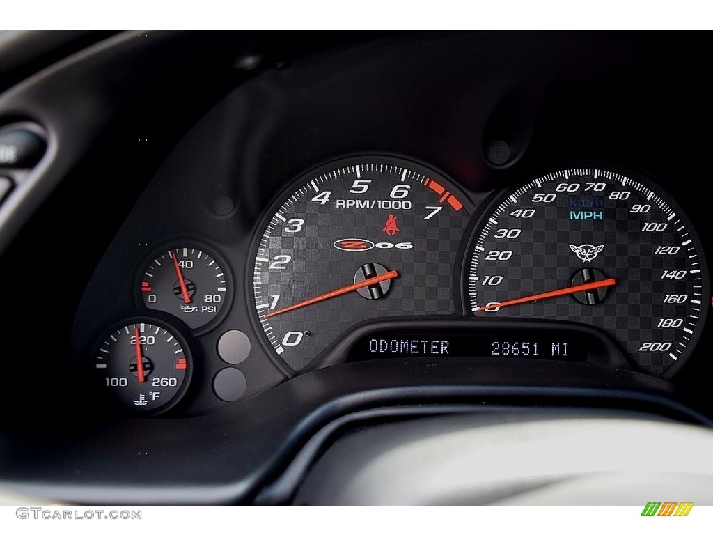 2004 Chevrolet Corvette Z06 Gauges Photo #111893905