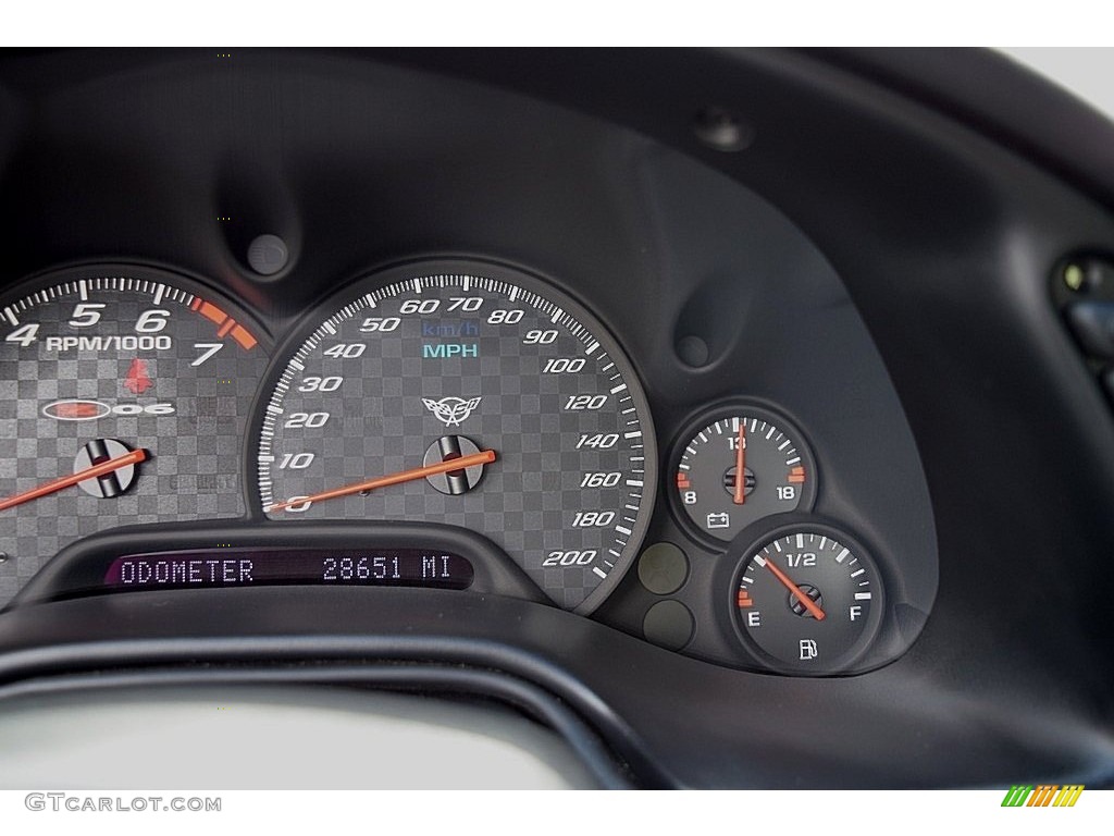 2004 Chevrolet Corvette Z06 Gauges Photo #111893923