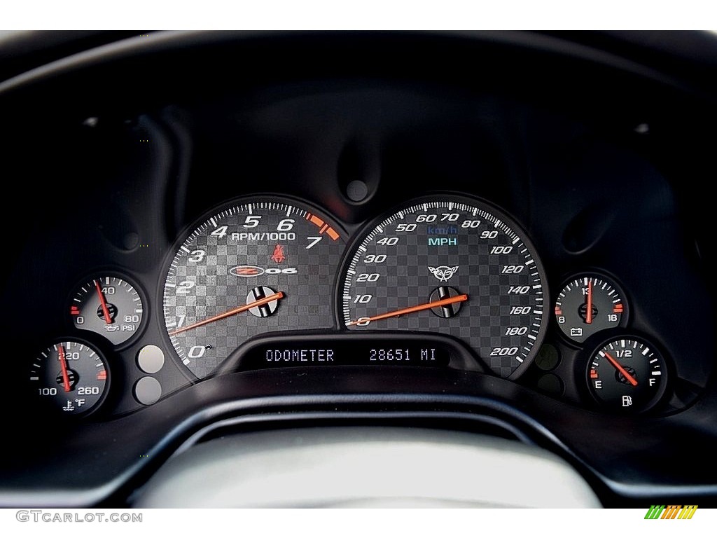 2004 Chevrolet Corvette Z06 Gauges Photo #111893938