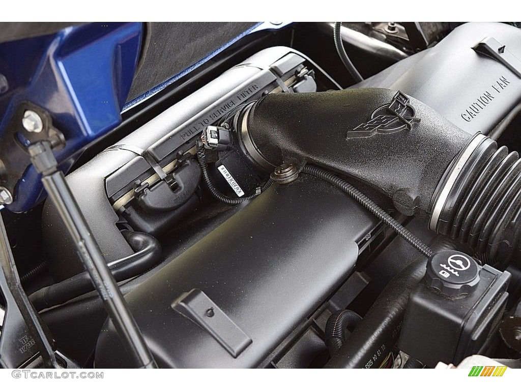 2004 Corvette Z06 - LeMans Blue Metallic / Black photo #73