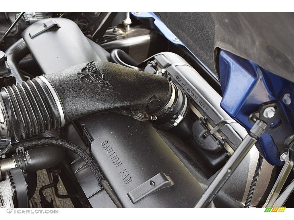 2004 Corvette Z06 - LeMans Blue Metallic / Black photo #75