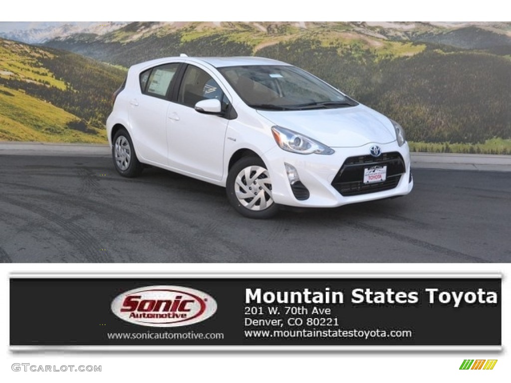 2016 Prius c Two - Moonglow / Black photo #1