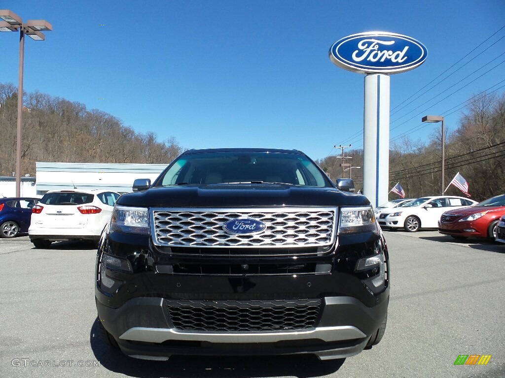 2016 Explorer Platinum 4WD - Shadow Black / Platinum Medium Soft Ceramic Nirvana Leather photo #3