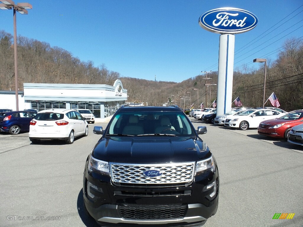 2016 Explorer Platinum 4WD - Shadow Black / Platinum Medium Soft Ceramic Nirvana Leather photo #4