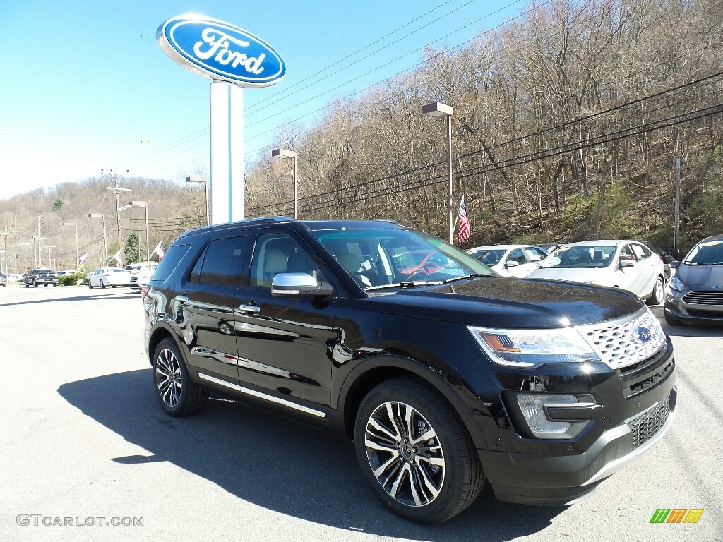 2016 Explorer Platinum 4WD - Shadow Black / Platinum Medium Soft Ceramic Nirvana Leather photo #5