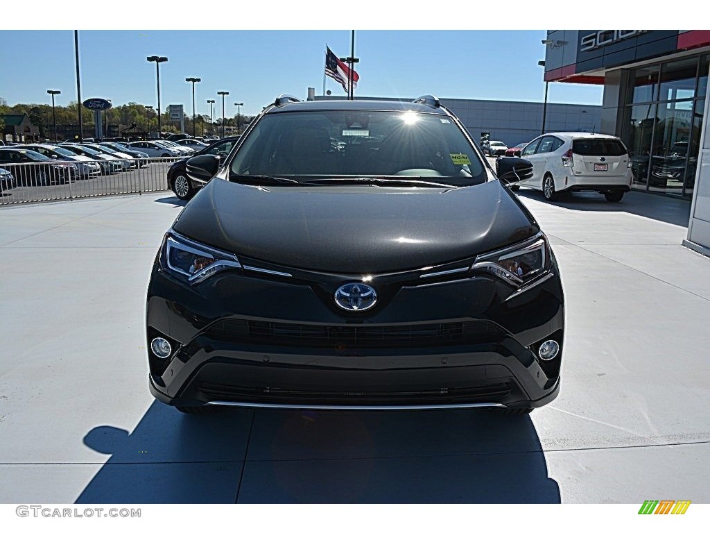 2016 RAV4 Limited Hybrid AWD - Black Sand Pearl / Nutmeg photo #4