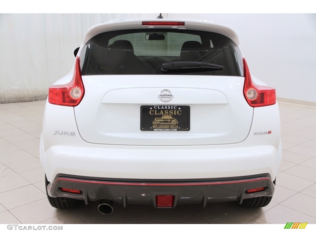2014 Juke NISMO AWD - Pearl White / NISMO Cloth/Gray photo #18