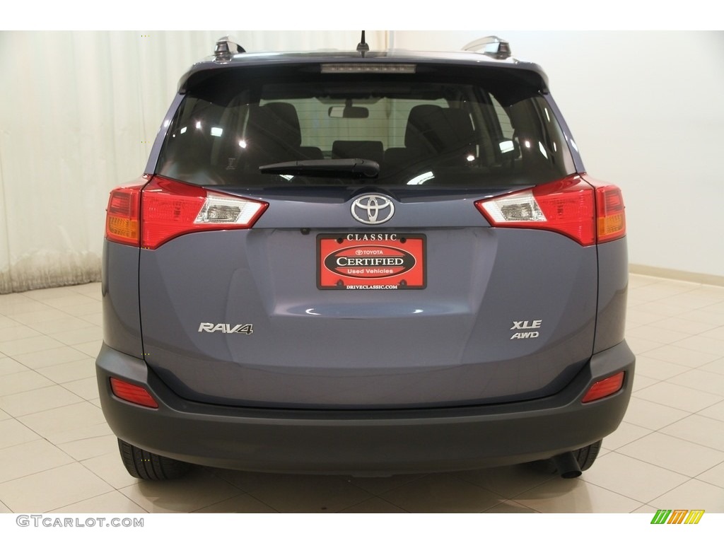 2013 RAV4 XLE AWD - Shoreline Blue Pearl / Ash photo #15