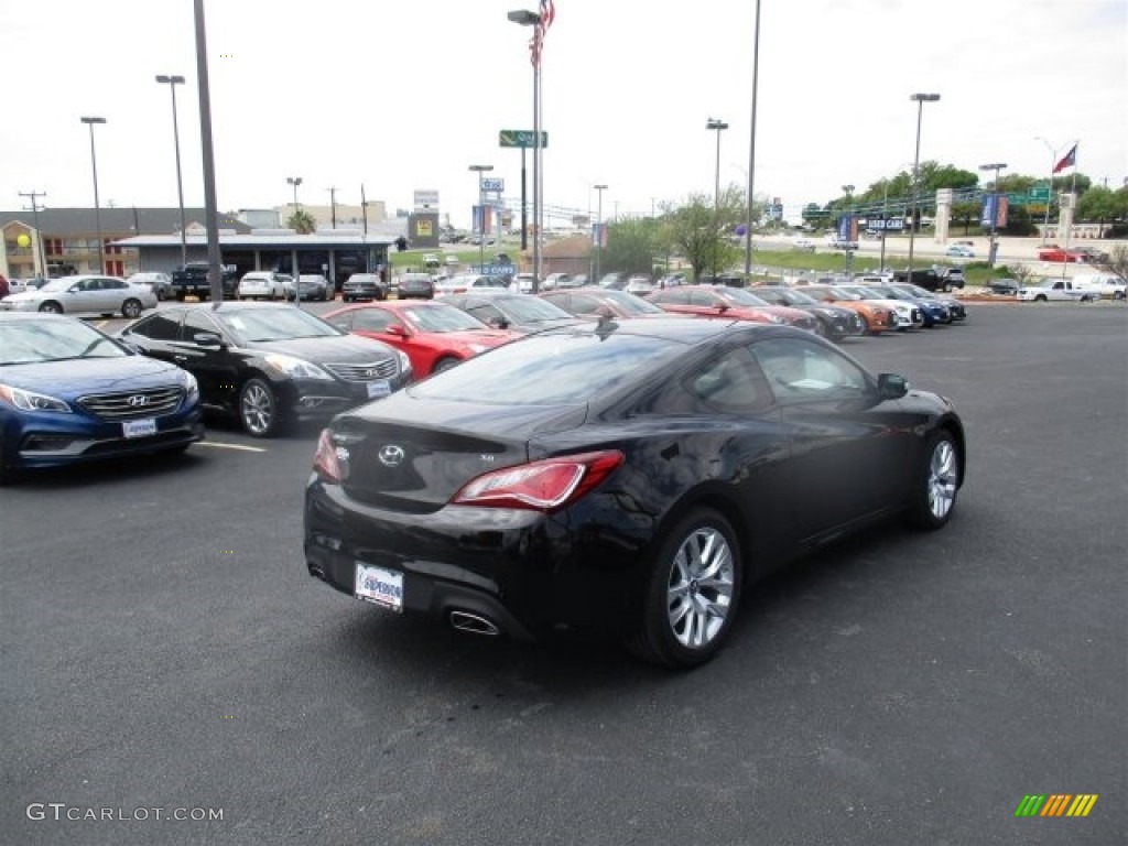 2016 Genesis Coupe 3.8 - Caspian Black / Black photo #7