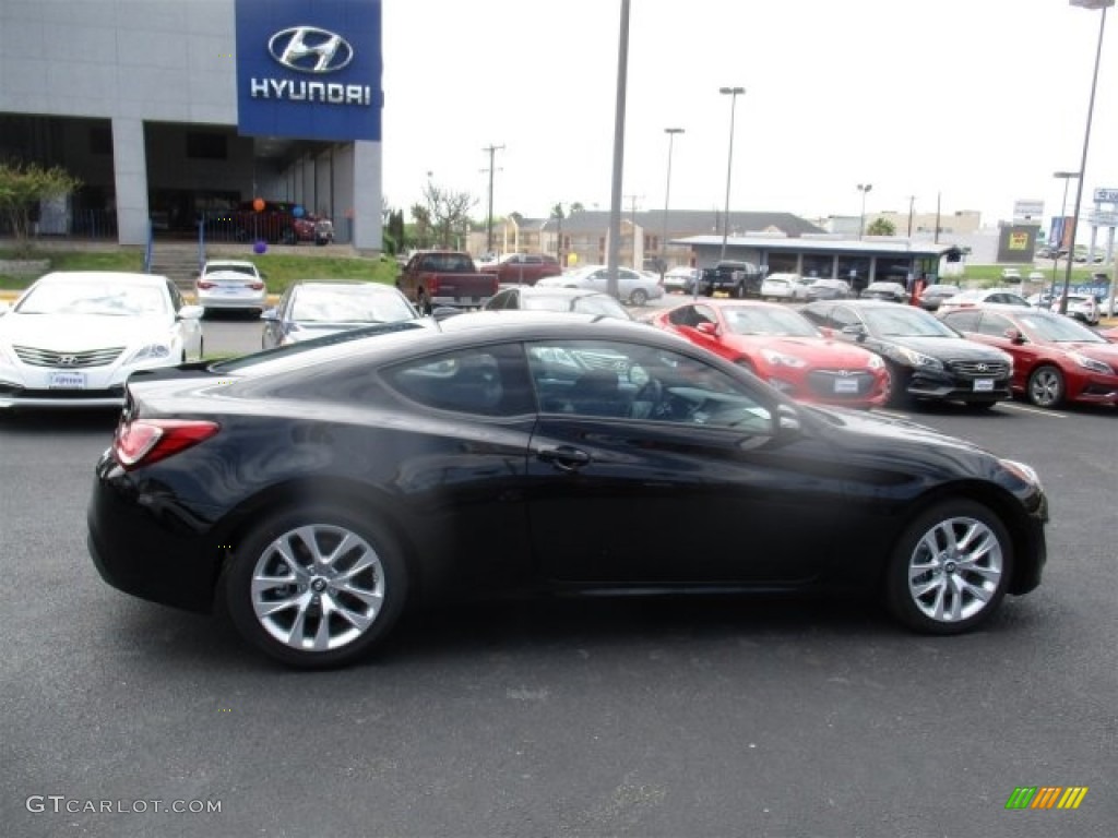 2016 Genesis Coupe 3.8 - Caspian Black / Black photo #8
