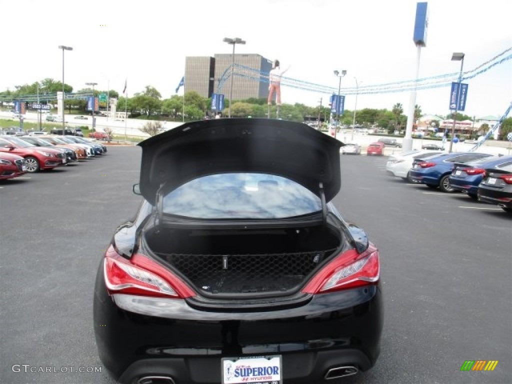 2016 Genesis Coupe 3.8 - Caspian Black / Black photo #9