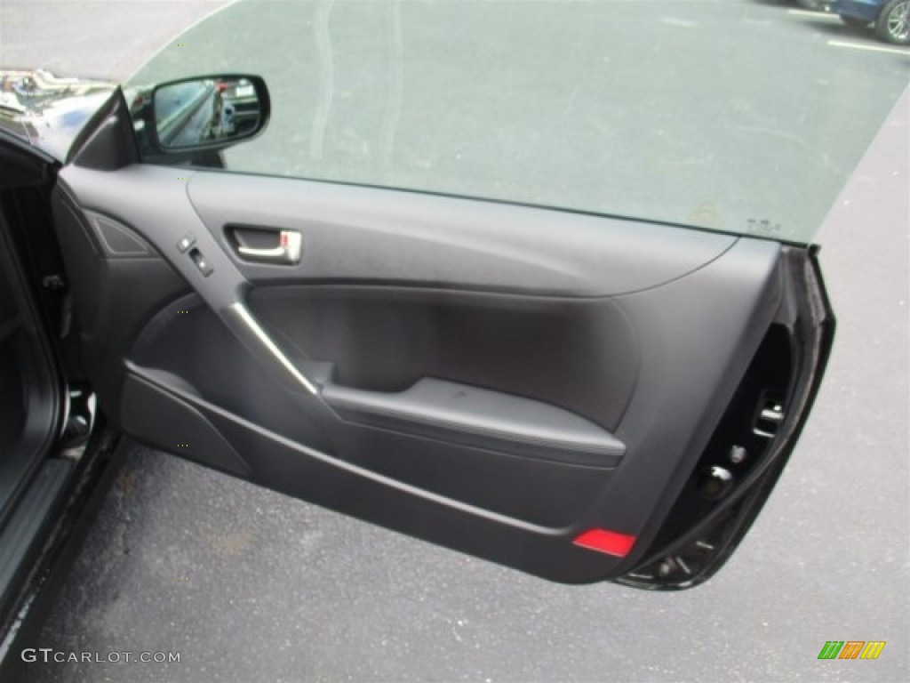 2016 Genesis Coupe 3.8 - Caspian Black / Black photo #11