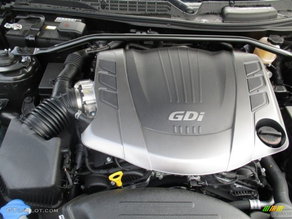 2016 Genesis Coupe 3.8 - Caspian Black / Black photo #18