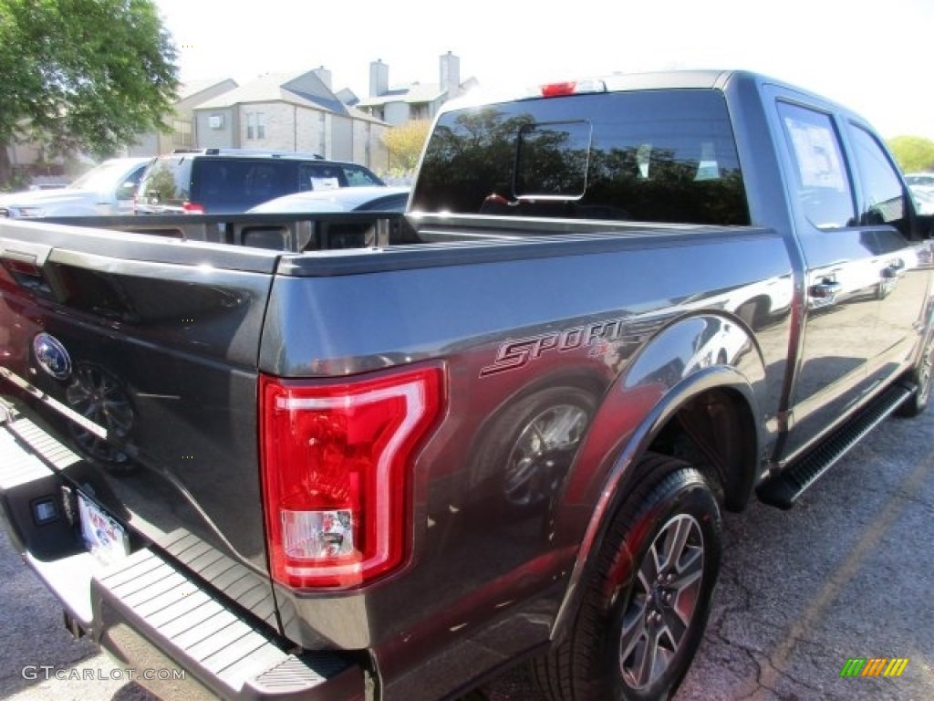 2016 F150 XLT SuperCrew 4x4 - Magnetic / Black photo #9