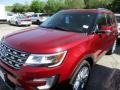 2016 Ruby Red Metallic Tri-Coat Ford Explorer Limited  photo #2