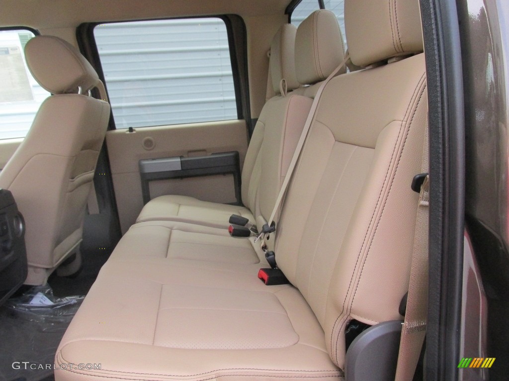 2016 F250 Super Duty Lariat Crew Cab 4x4 - Caribou Metallic / Adobe photo #20