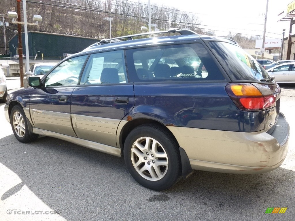 2003 Outback Wagon - Mystic Blue Pearl / Gray photo #9