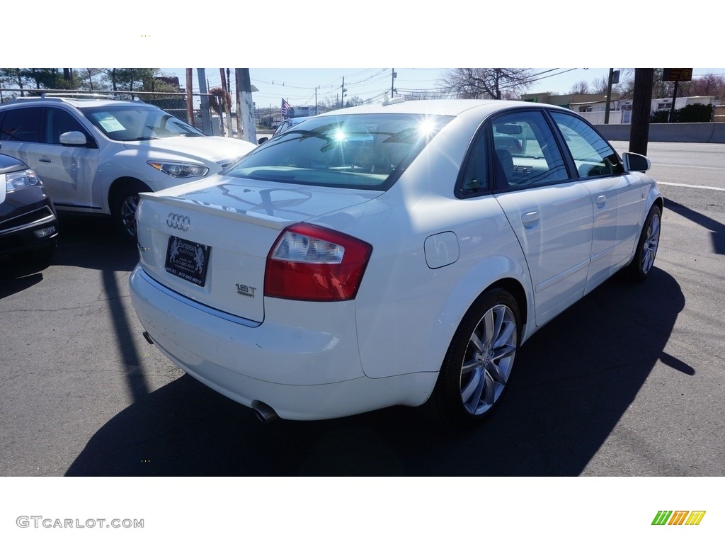 2005 A4 1.8T quattro Sedan - Arctic White / Beige photo #4