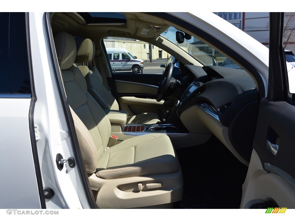 2014 MDX SH-AWD Technology - White Diamond Pearl / Parchment photo #30