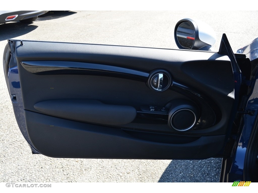2014 Cooper S Hardtop - Deep Blue Metallic / Leatherette/Cloth Black Pearl photo #9