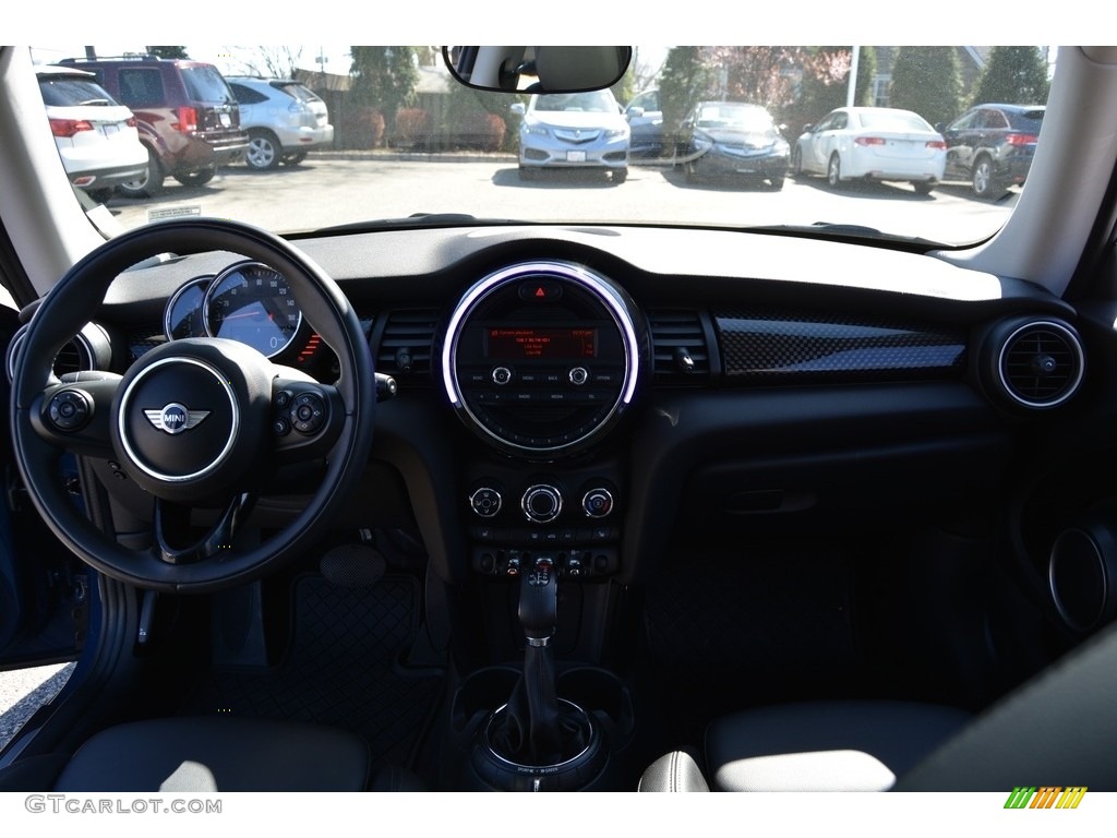 2014 Cooper S Hardtop - Deep Blue Metallic / Leatherette/Cloth Black Pearl photo #15