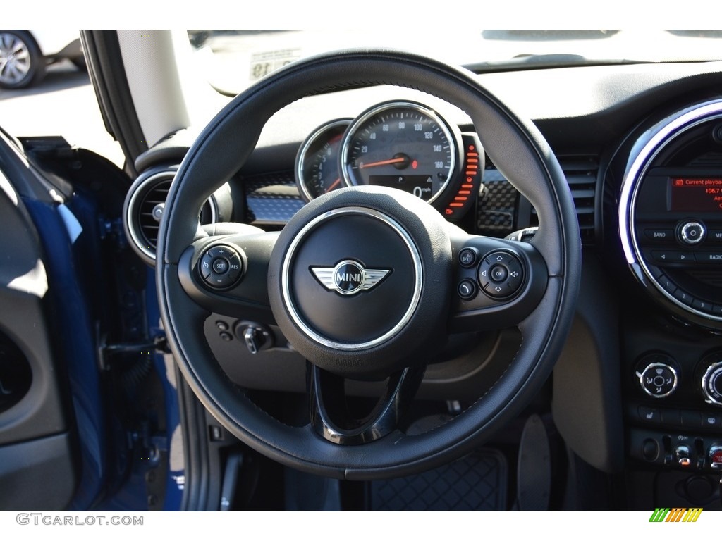 2014 Cooper S Hardtop - Deep Blue Metallic / Leatherette/Cloth Black Pearl photo #18