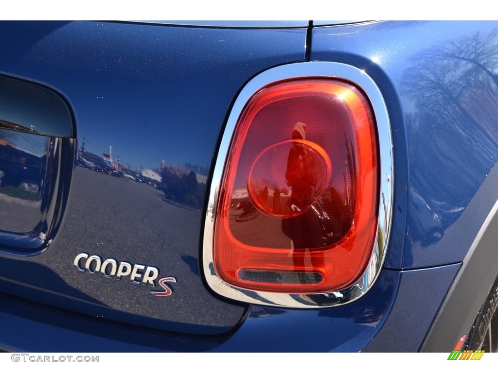 2014 Cooper S Hardtop - Deep Blue Metallic / Leatherette/Cloth Black Pearl photo #23