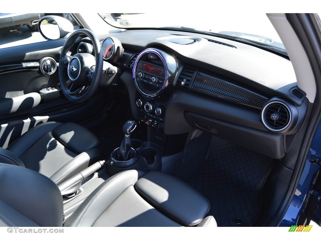 2014 Cooper S Hardtop - Deep Blue Metallic / Leatherette/Cloth Black Pearl photo #26