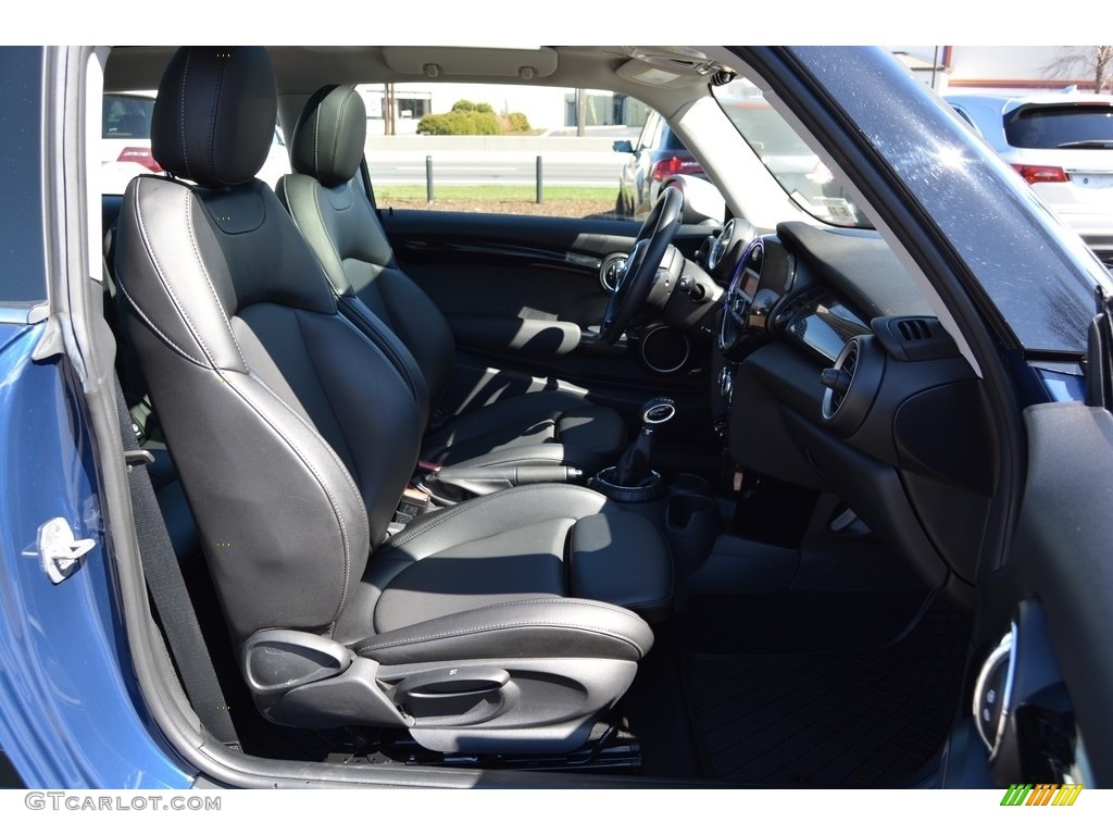 2014 Cooper S Hardtop - Deep Blue Metallic / Leatherette/Cloth Black Pearl photo #27