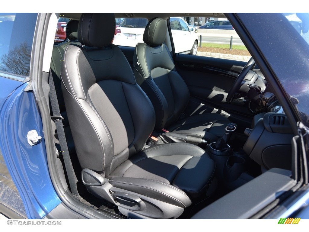 2014 Cooper S Hardtop - Deep Blue Metallic / Leatherette/Cloth Black Pearl photo #28