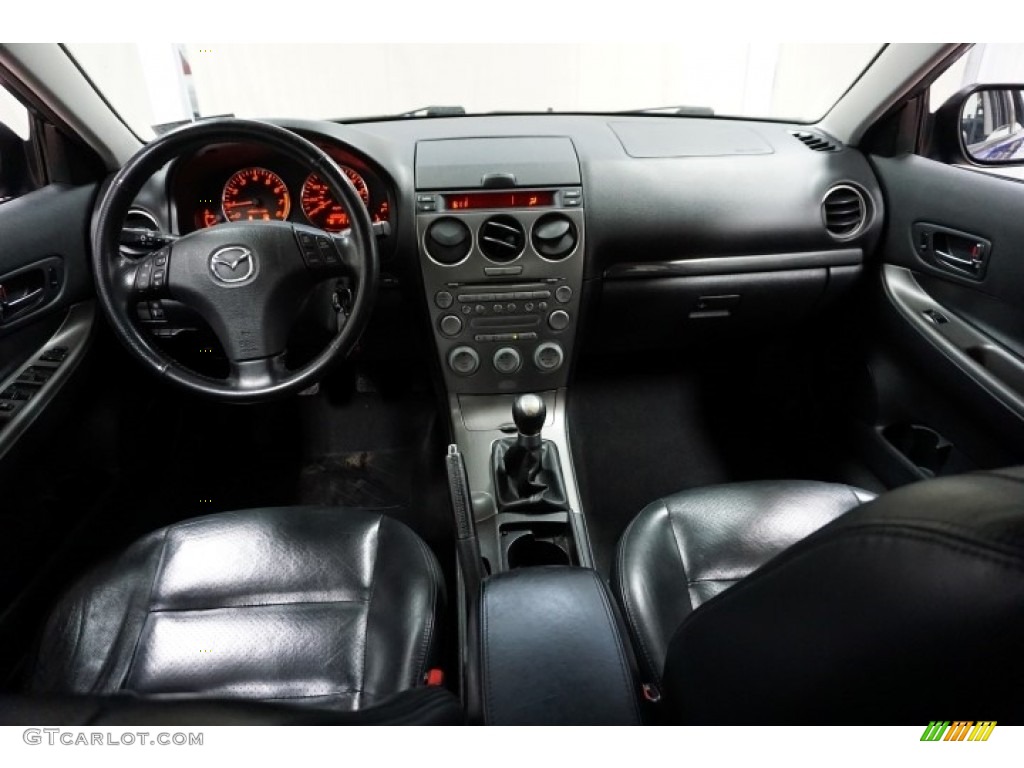 2004 MAZDA6 s Sedan - Lapis Blue Metallic / Black photo #26