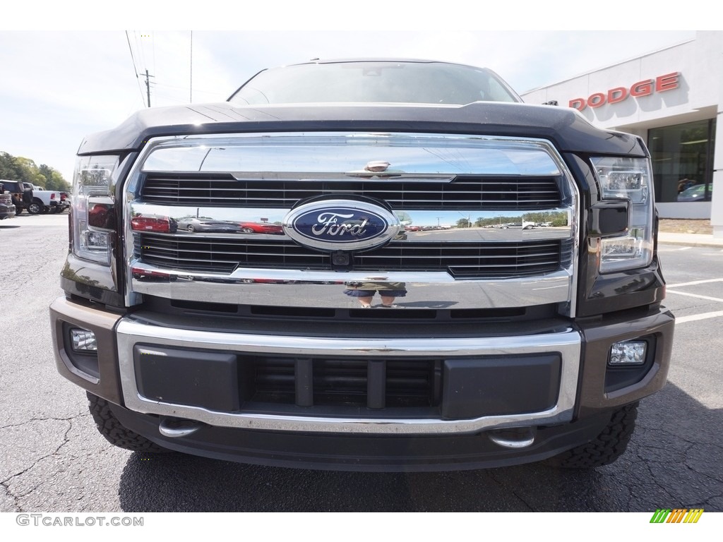 2016 F150 King Ranch SuperCrew 4x4 - Shadow Black / Platinum Brunello photo #2