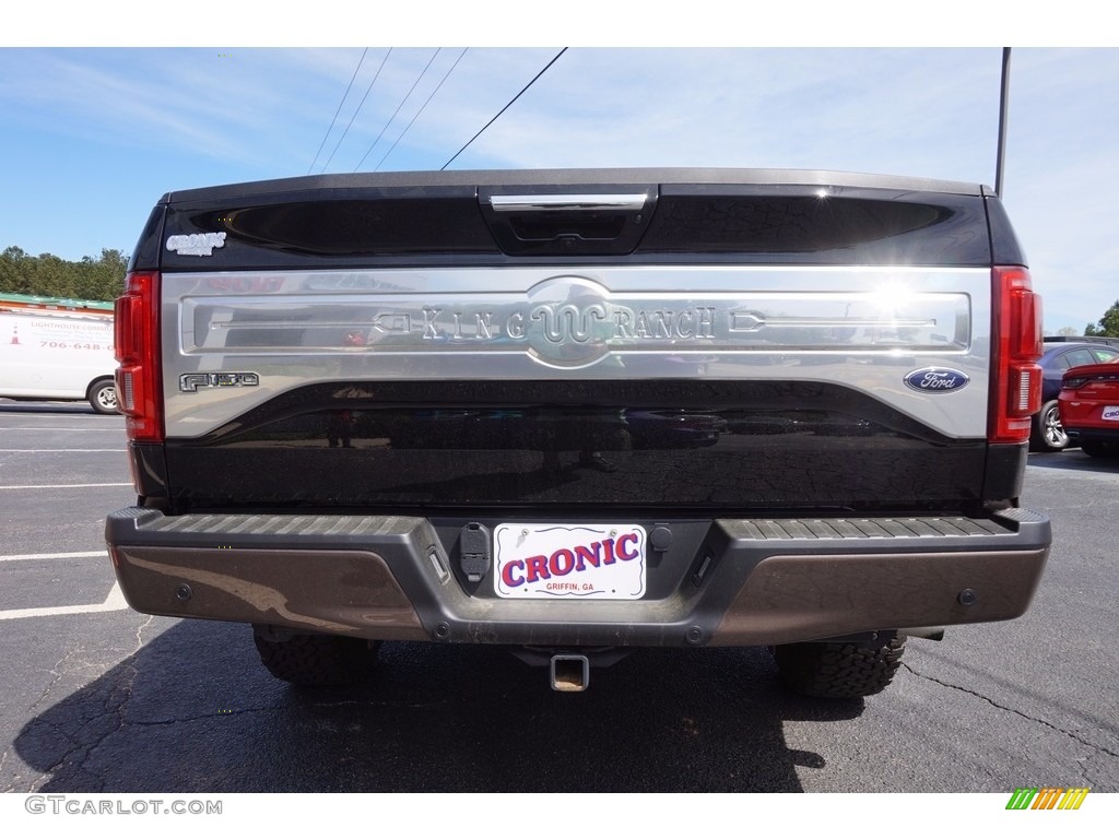 2016 F150 King Ranch SuperCrew 4x4 - Shadow Black / Platinum Brunello photo #6