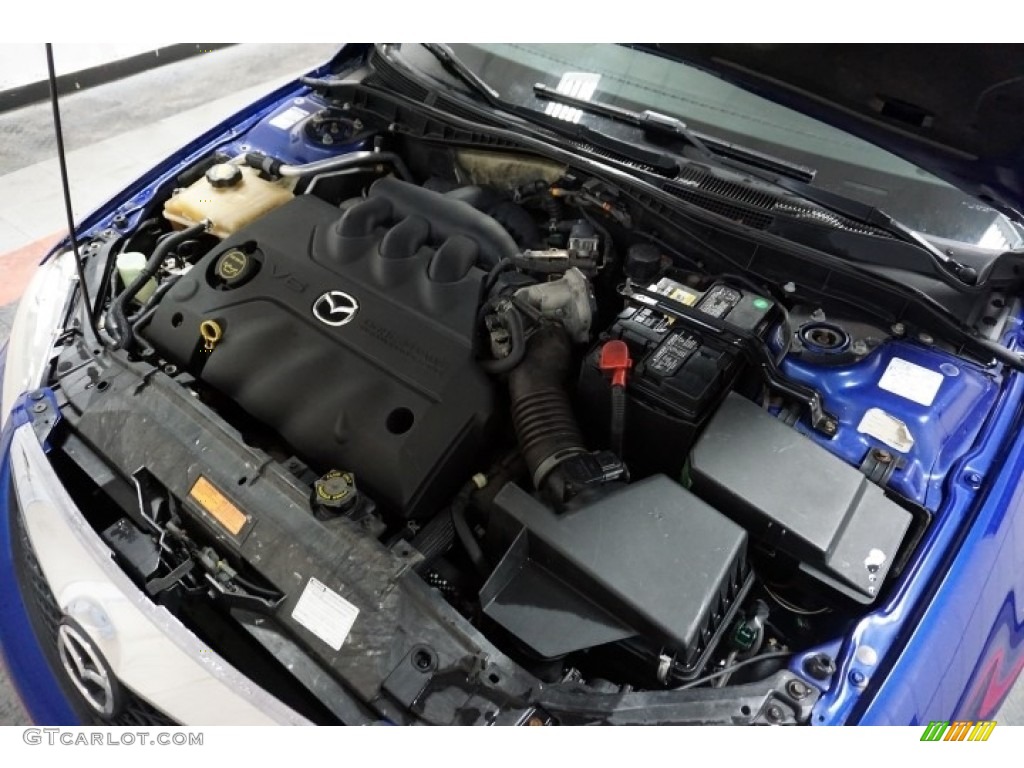 2004 MAZDA6 s Sedan - Lapis Blue Metallic / Black photo #44