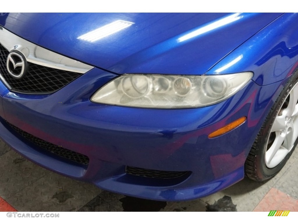 2004 MAZDA6 s Sedan - Lapis Blue Metallic / Black photo #45