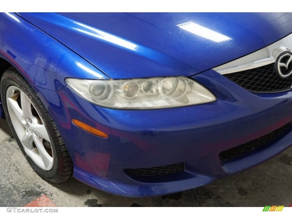2004 MAZDA6 s Sedan - Lapis Blue Metallic / Black photo #46