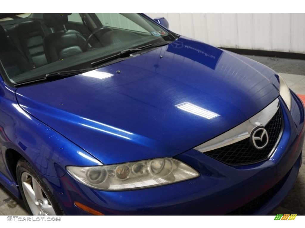 2004 MAZDA6 s Sedan - Lapis Blue Metallic / Black photo #48