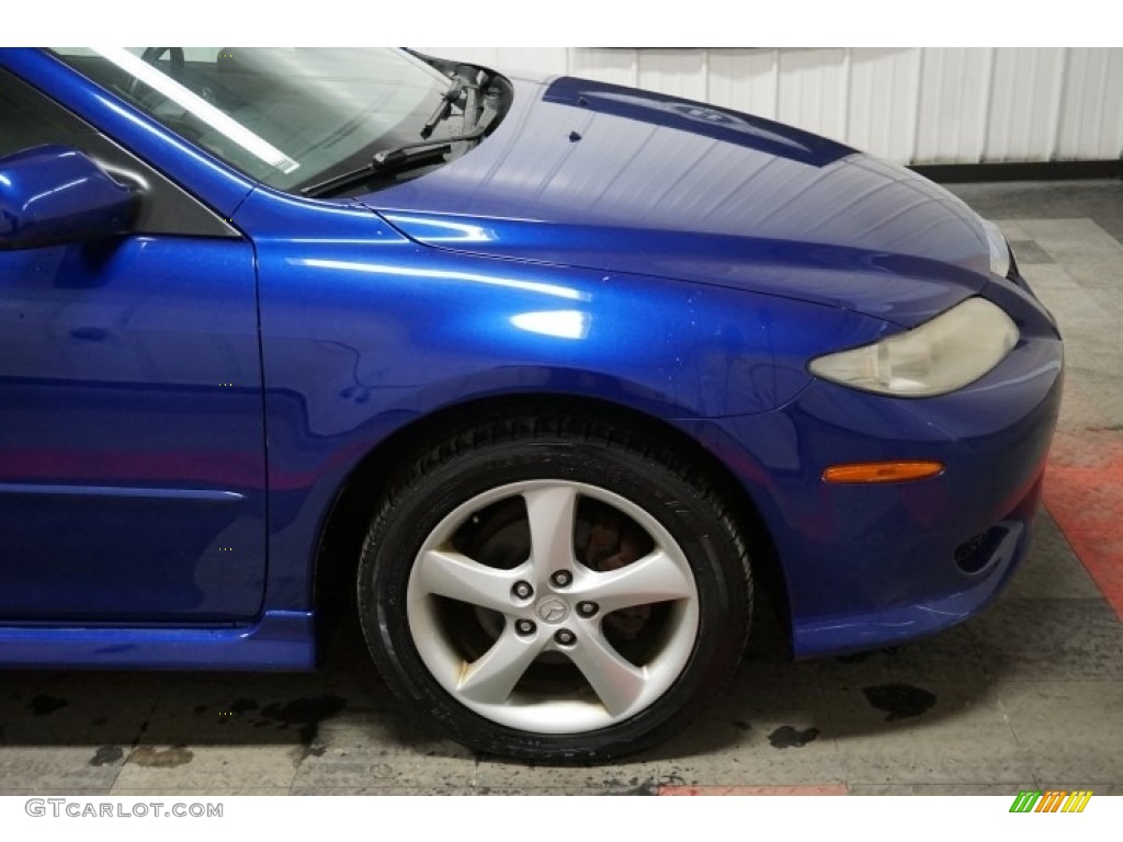 2004 MAZDA6 s Sedan - Lapis Blue Metallic / Black photo #49