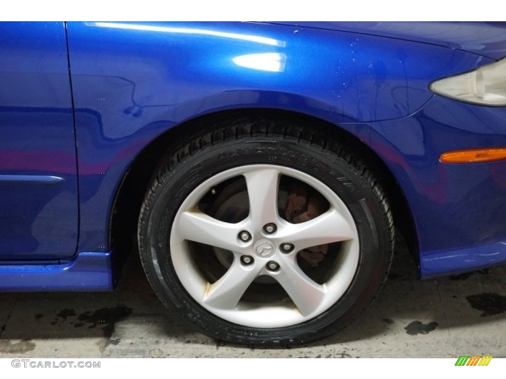 2004 MAZDA6 s Sedan - Lapis Blue Metallic / Black photo #50
