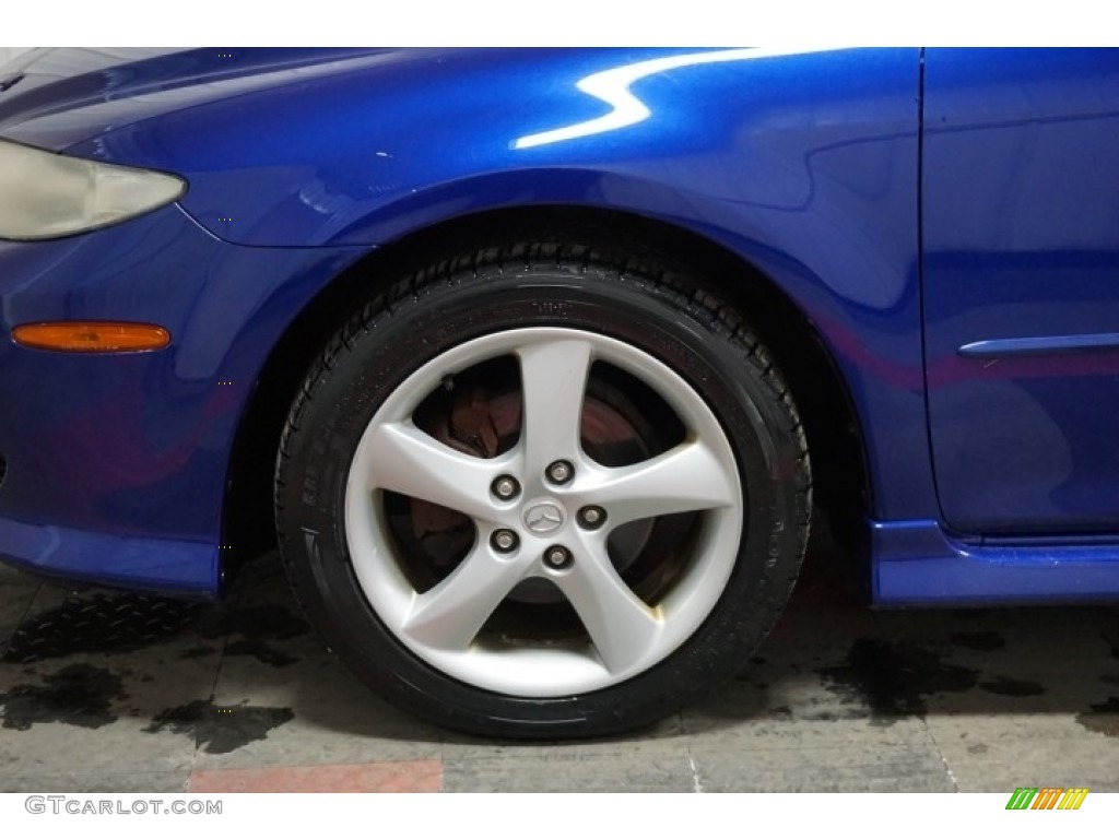 2004 MAZDA6 s Sedan - Lapis Blue Metallic / Black photo #72