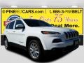 2016 Bright White Jeep Cherokee Limited  photo #1