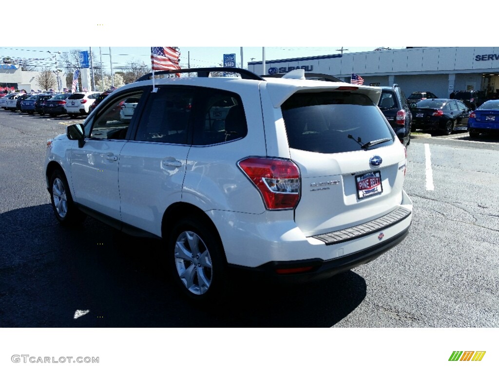 2016 Forester 2.5i Limited - Crystal White Pearl / Gray photo #11