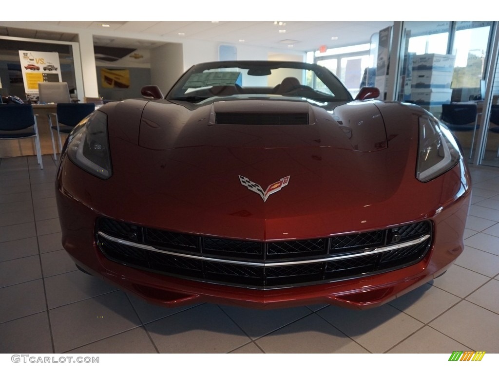 2016 Corvette Stingray Convertible - Long Beach Red Metallic Tintcoat / Spice Red photo #2
