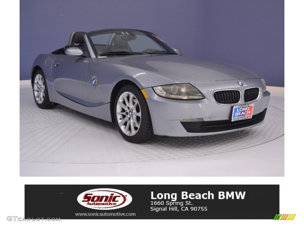 2006 Z4 3.0i Roadster - Silver Grey Metallic / Black photo #1