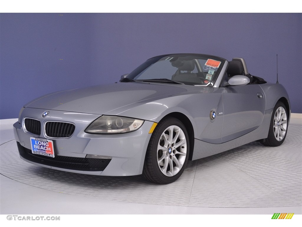 2006 Z4 3.0i Roadster - Silver Grey Metallic / Black photo #3