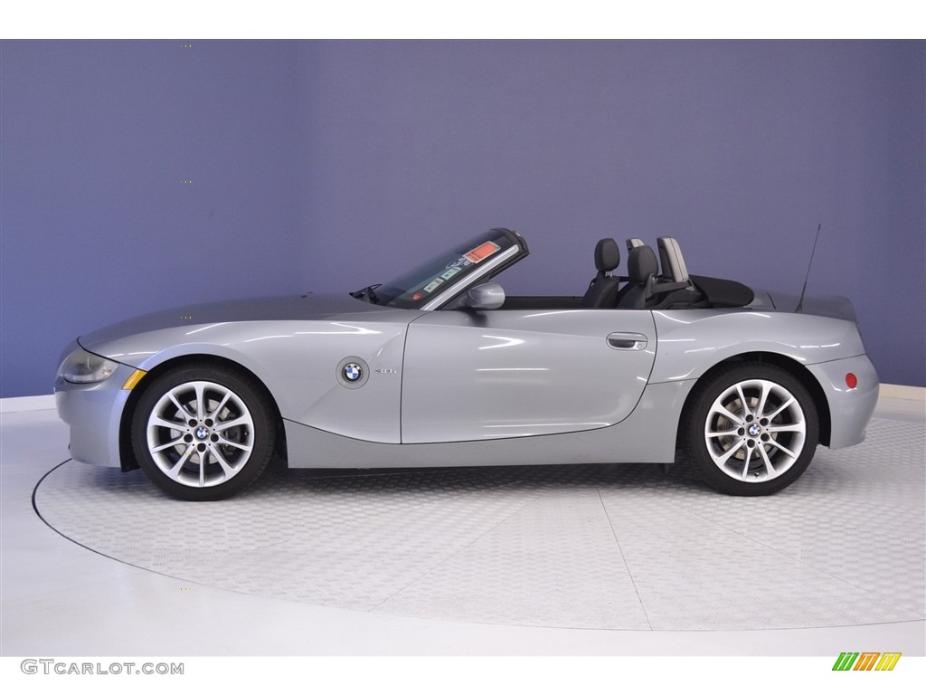 2006 Z4 3.0i Roadster - Silver Grey Metallic / Black photo #4